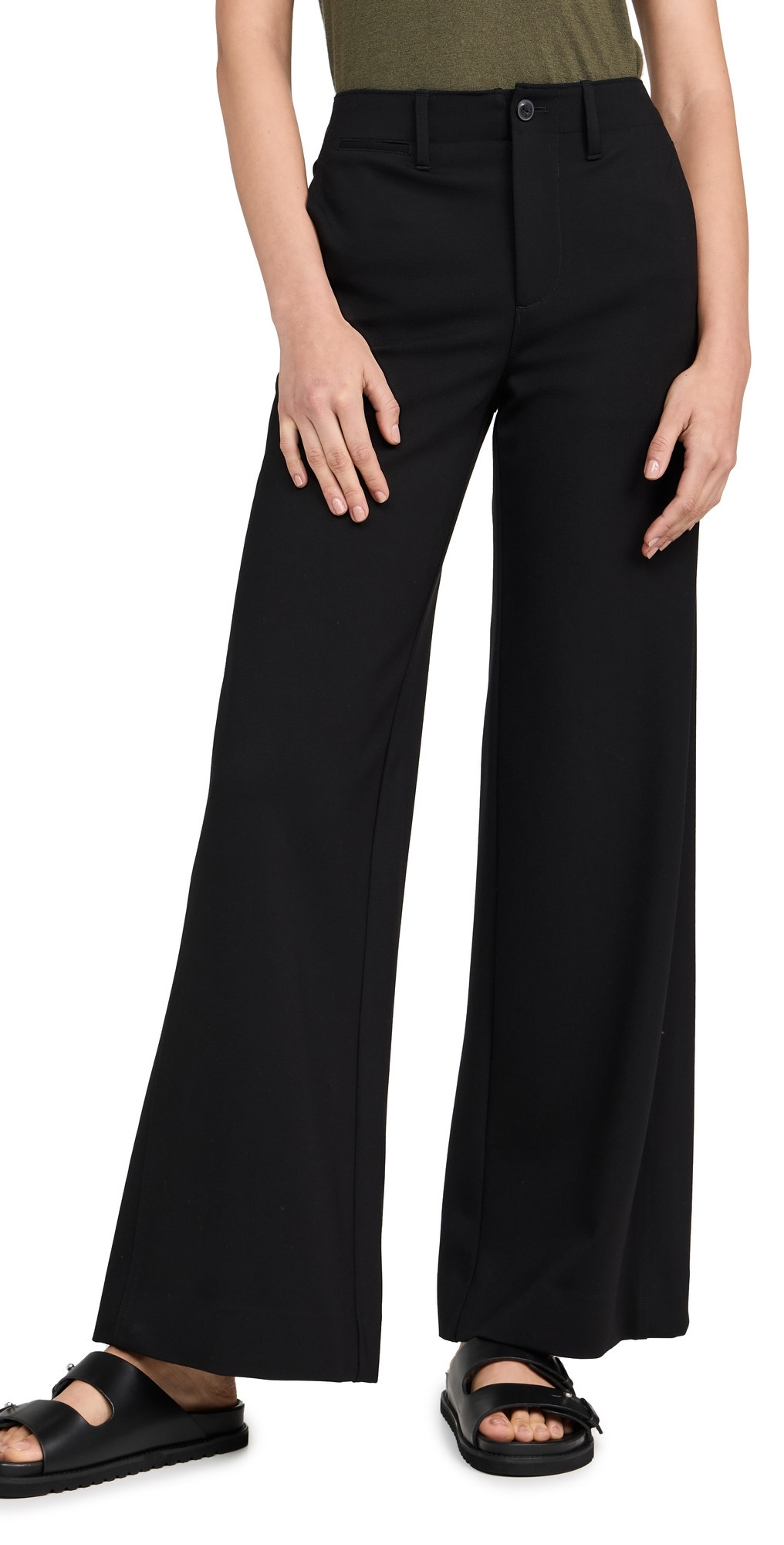 rag & bone Sofie Ponte Pants Black 2 | Shopbop