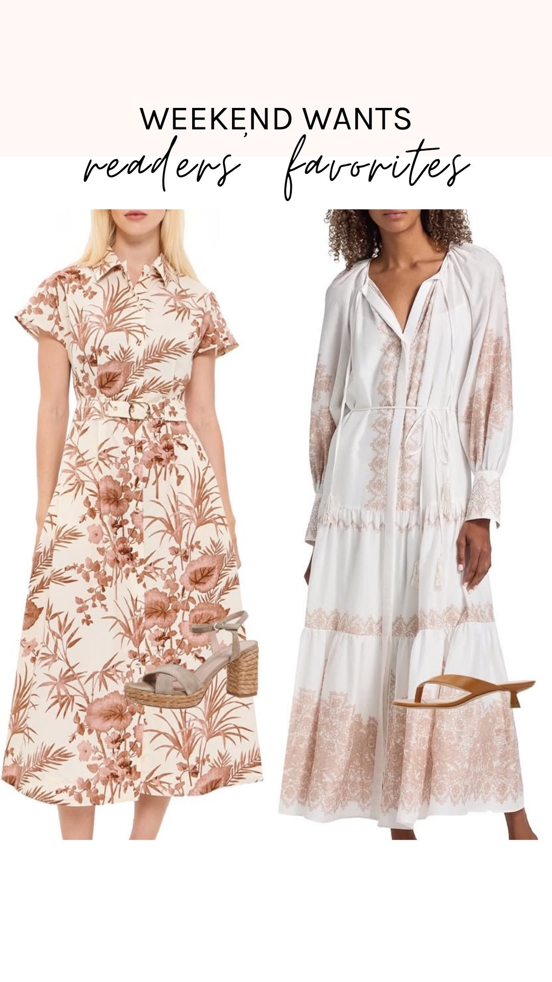Today’s picks are curated from readers’ favorites throughout the last few weeks. From versatile tops and must-have jeans to easy-to-wear dresses and the season’s best sandals, these stylish looks are perfect to wear throughout summer.

#LTKootd