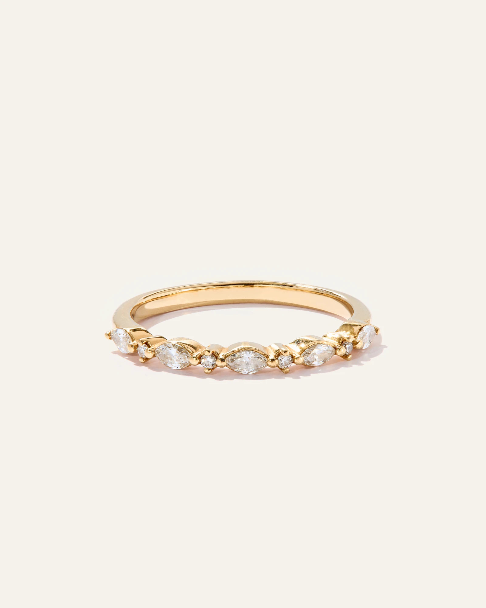 Diamond Alternating Marquise & Round Band | Quince