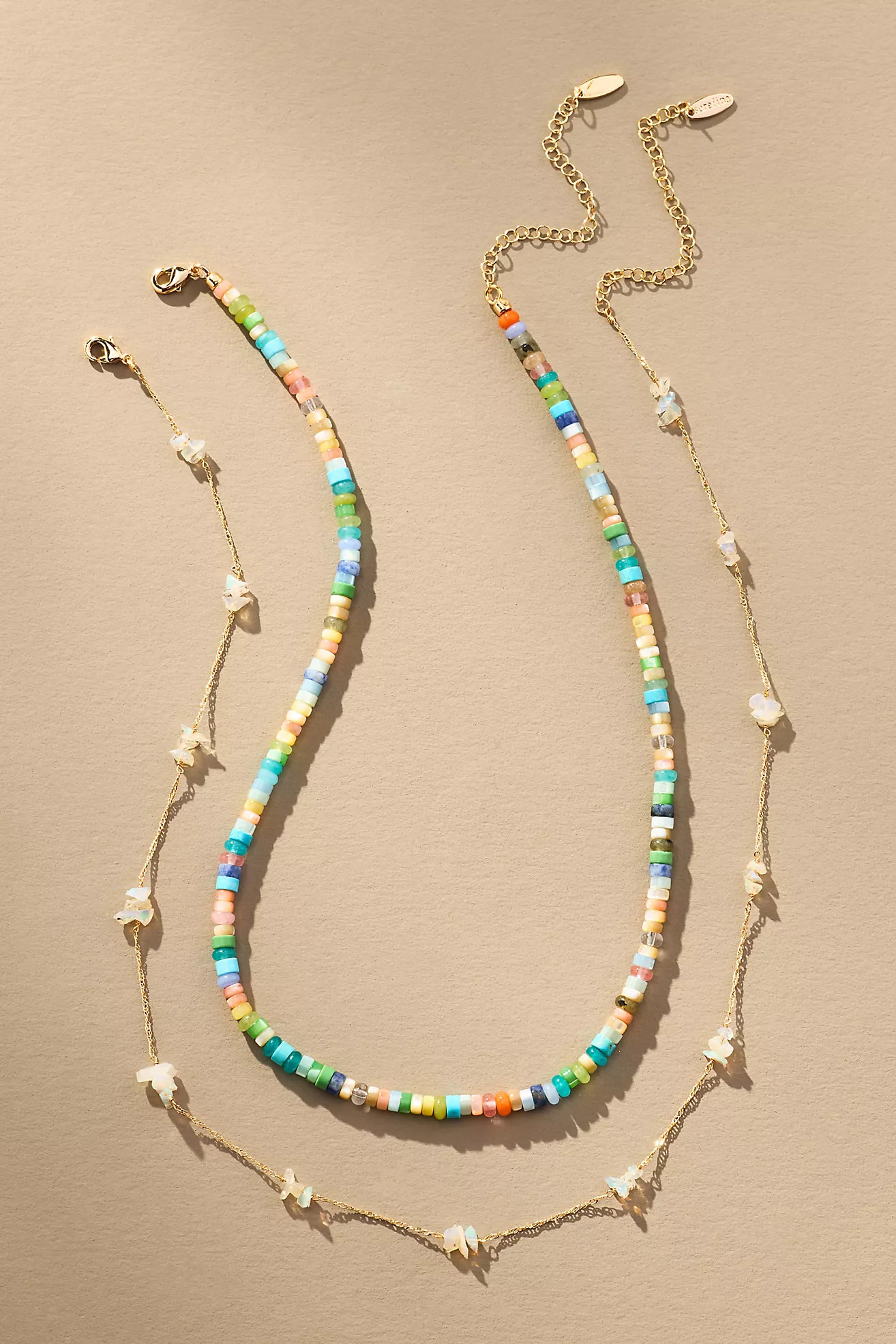 Beaded Soleil Necklaces, Set of 2 | Anthropologie (US)