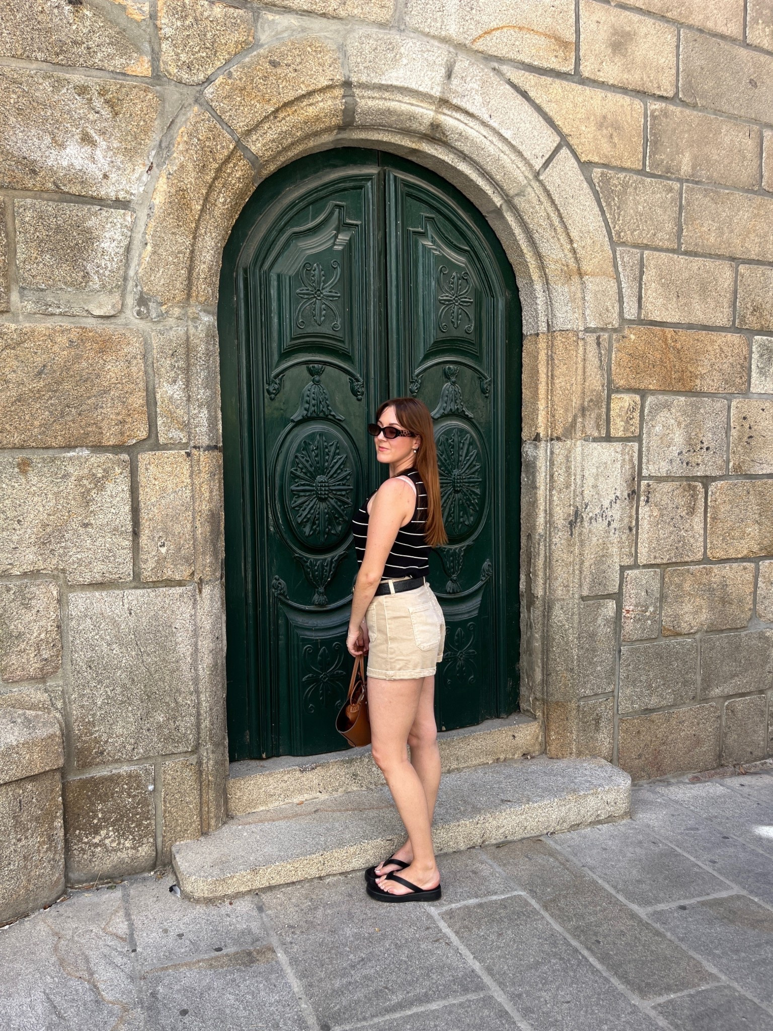 Olá Portugal 👏🏻🇵🇹 

outfit details:
-striped top from @massimodutti 
-denim short from @mango 
-sandals platform from @mango 
-tote bag from @zara 
-belt from @gucci 

.
.
.

washable, striped top, casual, comfort, style, flattering silhouette, effortless, low-maintenance, chic statement. 

#portugal #vacation #europe #summer #eurosummer #europestyle_ #effortlesschic #versatile #minimalist #fashion #elegant #casual #chic #effortless  

#LTKStyleTip #LTKTravel #LTKSeasonal