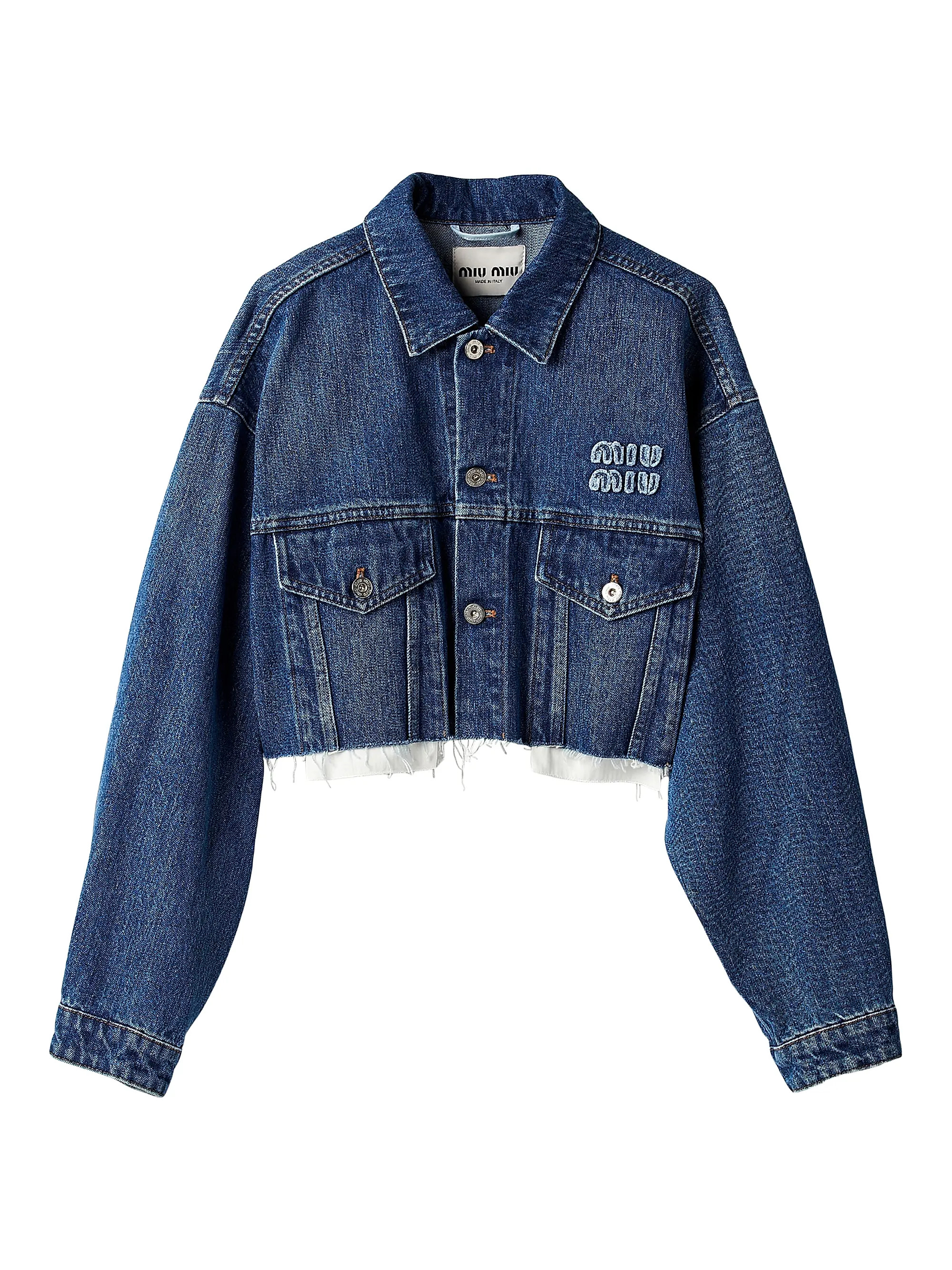 Denim Blouson Jacket | Saks Fifth Avenue
