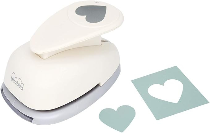 Bira Craft 2 inch Heart Lever Action Craft Punch, Valentine’s Day Punch, for Paper Crafting Scr... | Amazon (US)