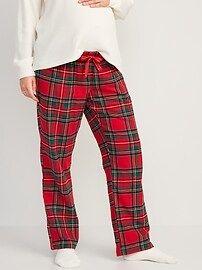 Maternity Printed Flannel Pajama Pants | Old Navy (US)