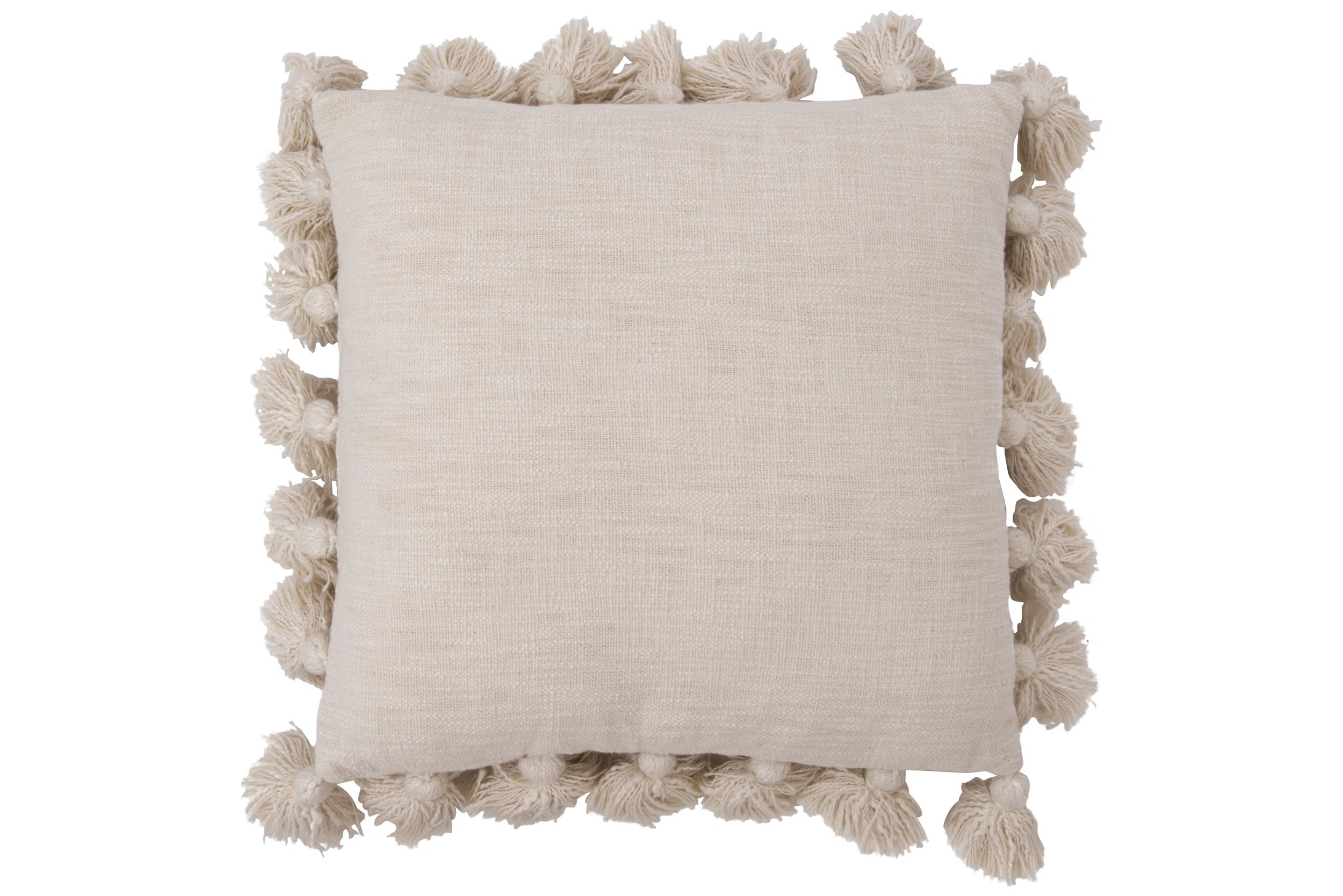 Vivienne Luxurious Square Cotton Pillow Cover and Insert | Wayfair North America