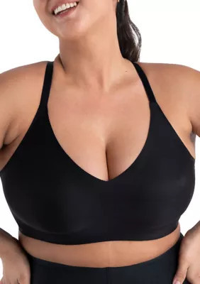 Shapermint Essentials Women's Smoothing Comfort Wireless Bra, Black, Medium | Belk