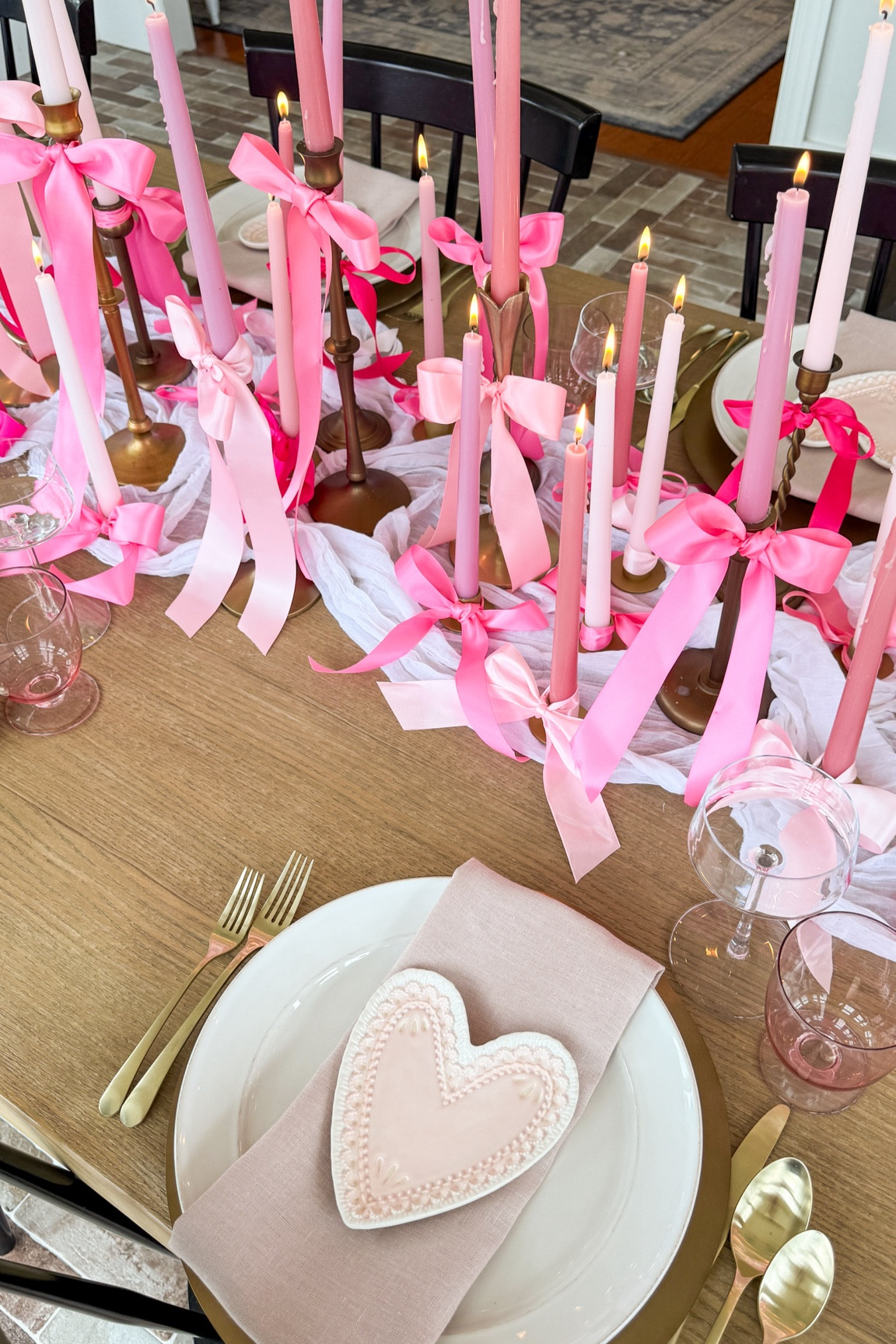 Galentines tablescape idea💘✨

galentines tablescape, tablescape ideas, galentines hosting, valentines hosting, pink heart, chargers, amazon candle sticks, candle stick holders, hosting ideas, Samantha Bauchmann 

#LTKFindsUnder100 #LTKSeasonal #LTKHome
