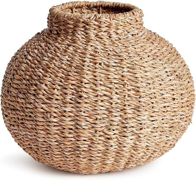 Seagrass Round Vase Tan Rattan | Amazon (US)