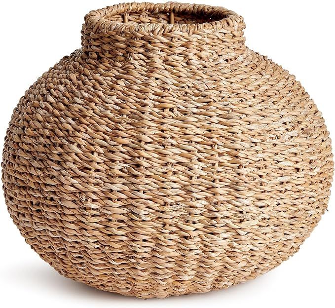 Seagrass Round Vase Tan Rattan | Amazon (US)