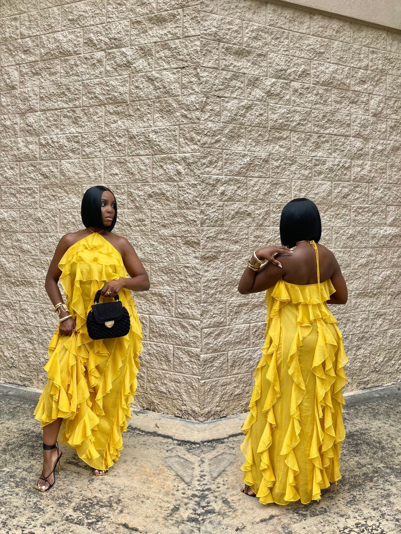 Ronny kobo liora yellow ruffle maxi dress for spring and summer, statement dress, ruffles, vacation dress, summer event dress

#LTKSeasonal #LTKStyleTip