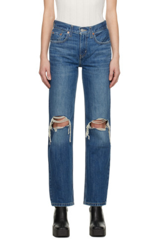 Blue Low Pro Jeans | SSENSE