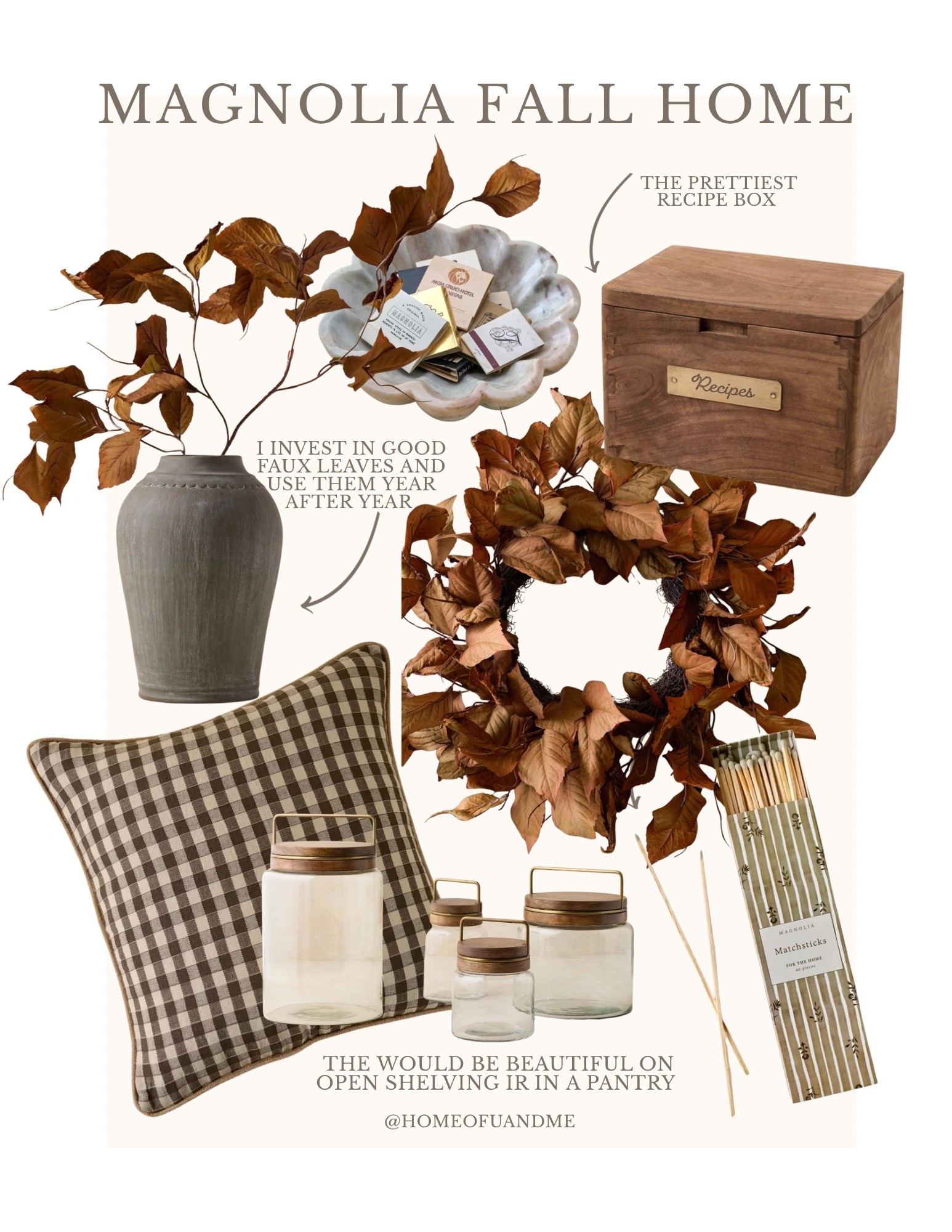 Magnolia fall home favorites 🍂 I love these faux stems, fall kitchen, fall livingroom

#LTKHome #LTKSeasonal