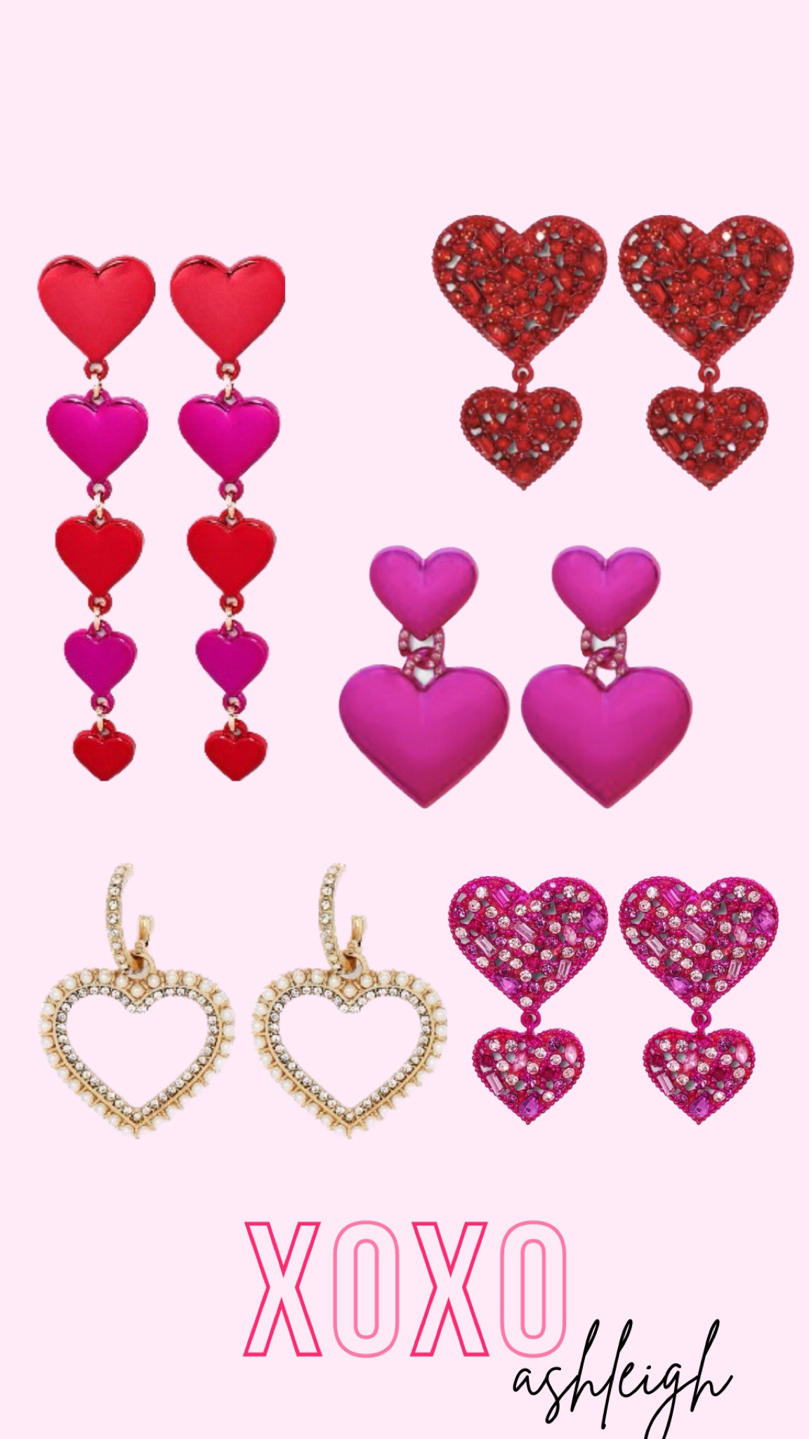 Valentine's Day jewlery
Gift
Pink red gold hearts

#LTKstyletip #LTKunder50