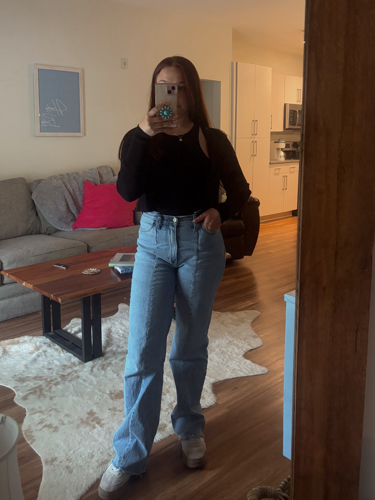 Shop #Abercrombiejeans while they are on sale!!! Wearing curve love in size 25 #denim 

#LTKWorkwear #LTKFallSale