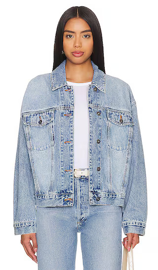 Relaxed Denim Jacket in Vintage | Revolve Clothing (Global)