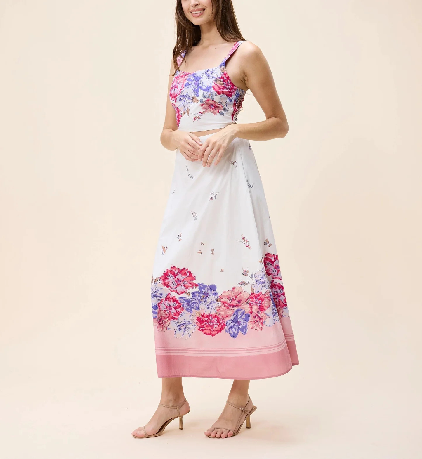 Cleobella - Shea Ankle Skirt - Camellia Print | Jones & Daughters