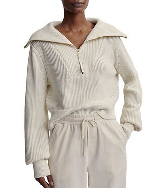 Varley Mentone Long Sleeve Half Zip Knit Pullover | Dillard's | Dillard's