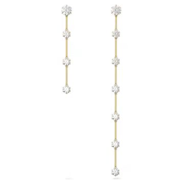 Constella earrings
             Asymmetrical, White, Gold-tone plated | Swarovski (US)