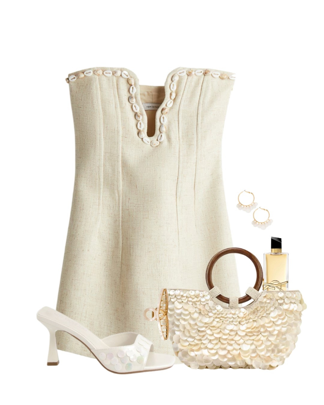 Gorgeous shell dress from the new H&M collection - launched today 🐚

Styled with the Zara viral bag ✨

#LTKeurope #LTKsummer #LTKuk