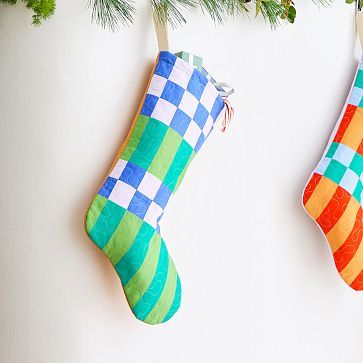 Krista Marie Young Quilted Stocking | West Elm (US)