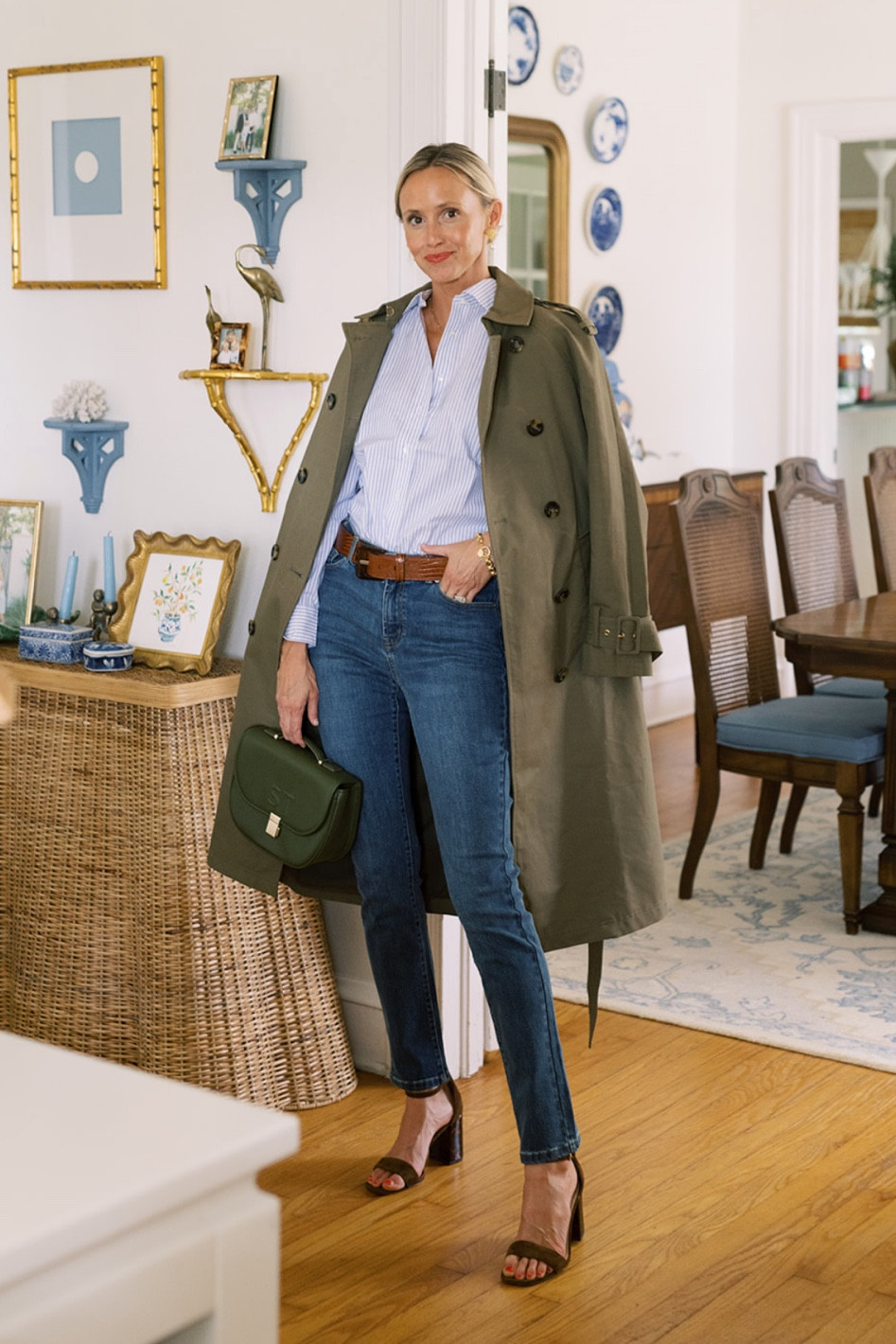Loveliest fall  trench from Veronica beard   

#LTKstyletip #LTKitbag #LTKover40