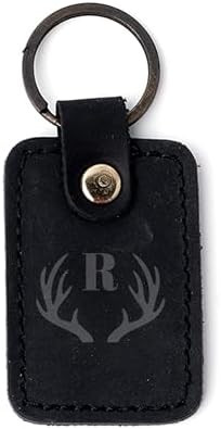 Custom Leather Keychain Personalized Engraved Key Holder Unique Key Fob Gift for Him or Her | Amazon (US)