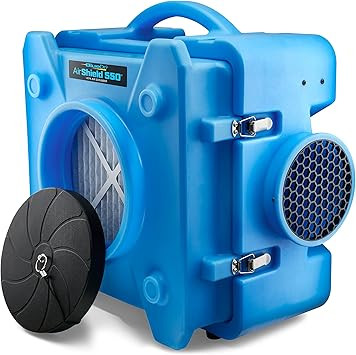 BlueDri BD-AS-550-BL Negative Machine Airbourne Cleaner HEPA Scrubber Water Damage Restoration Eq... | Amazon (US)