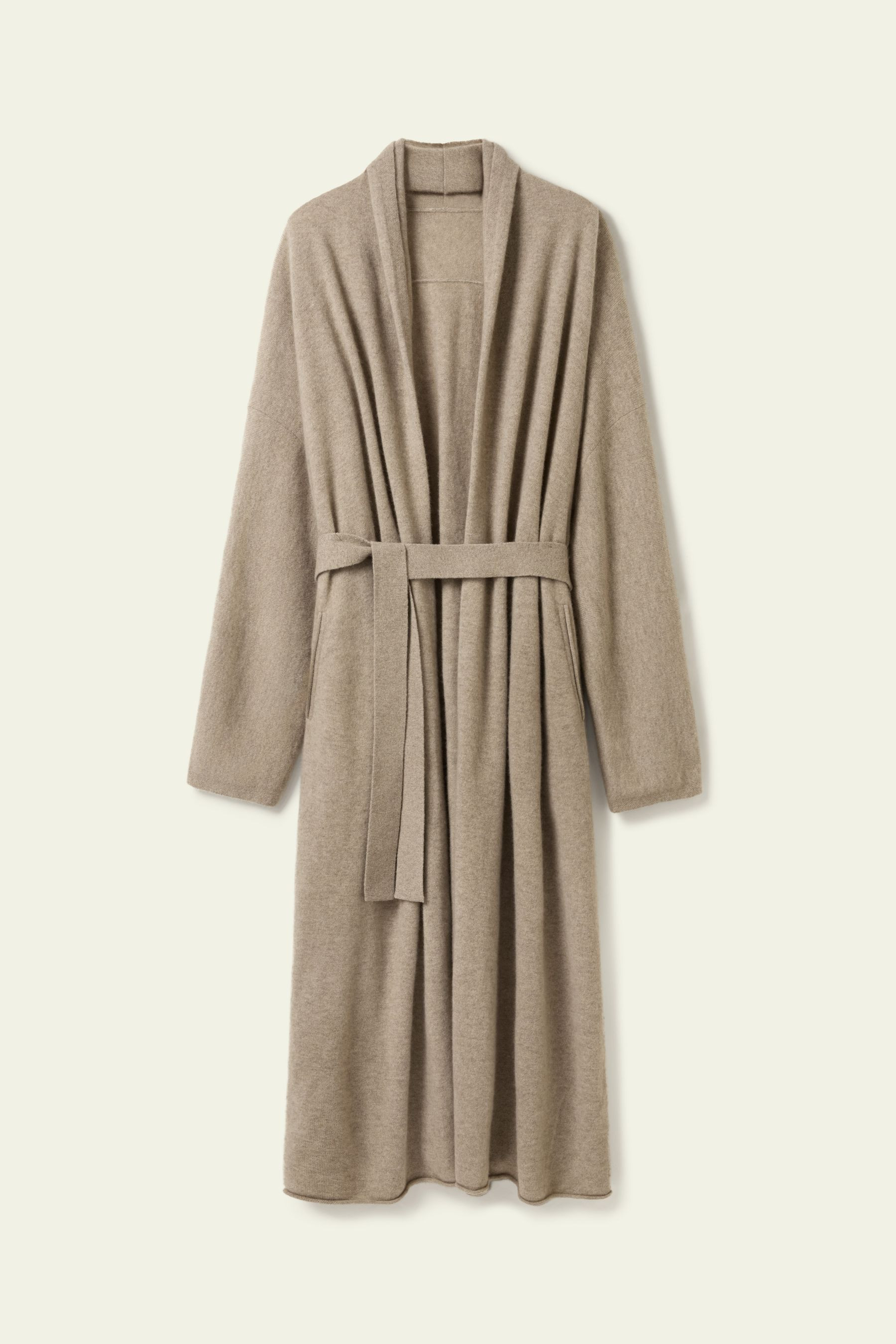 Calf-length cashmere cardigan | LILYSILK