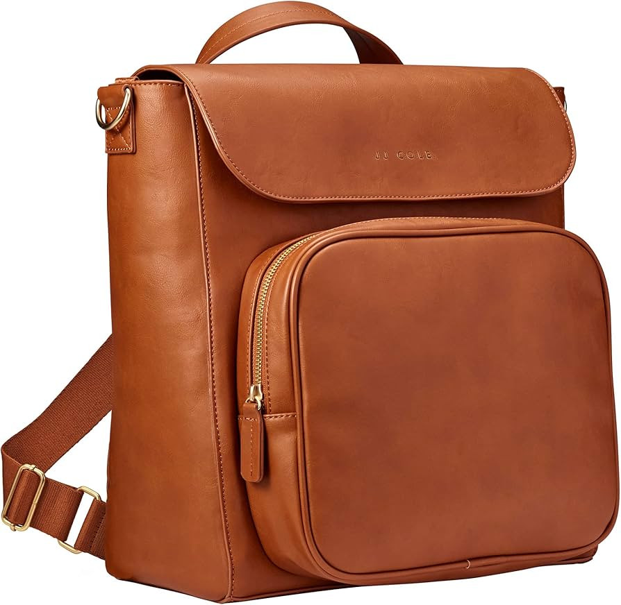 JJ Cole Brookmont Diaper Bag, Cognac | Amazon (US)