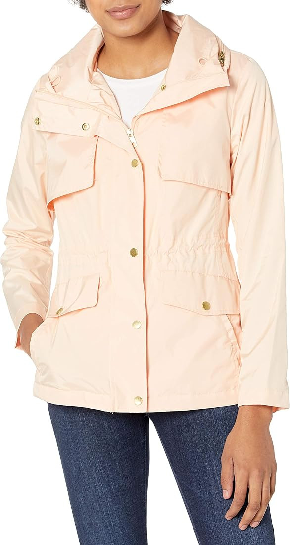 Cole Haan Women's Short Packable Rain Jacket | Amazon (US)