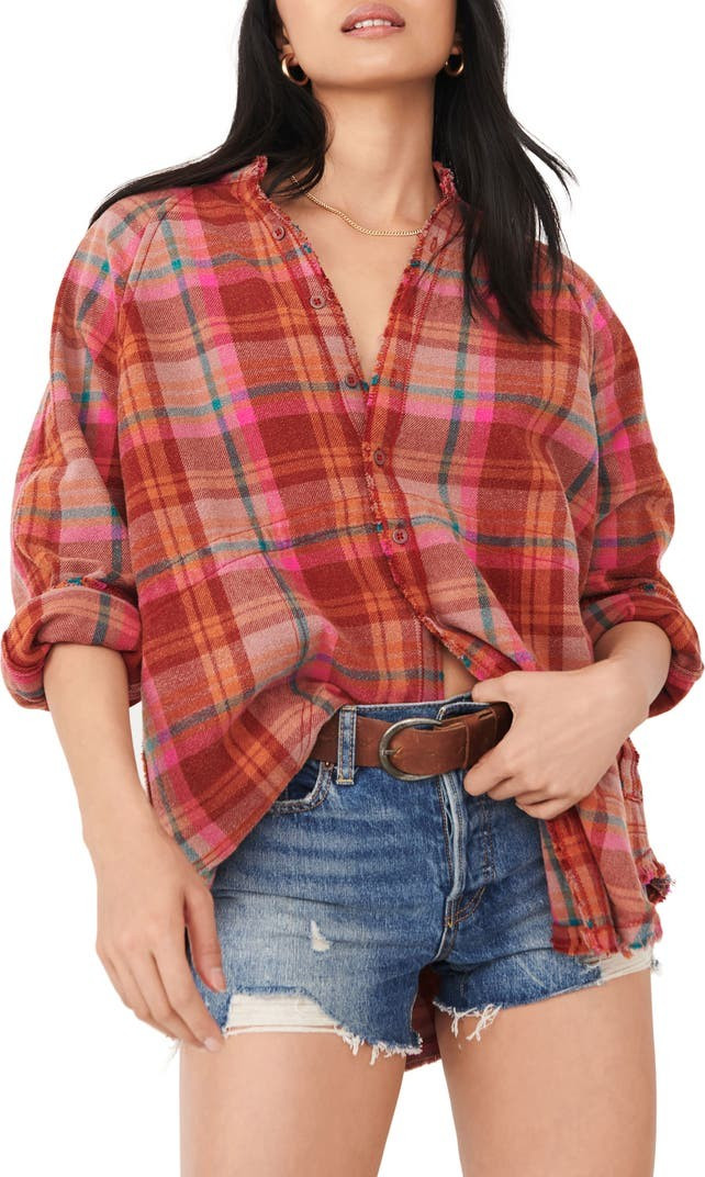 Summer Daydream Plaid Button-Up Shirt | Nordstrom