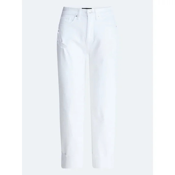 Free Assembly Women's High Rise Straight Cropped Jeans, Sizes 0-18 | Walmart (US)