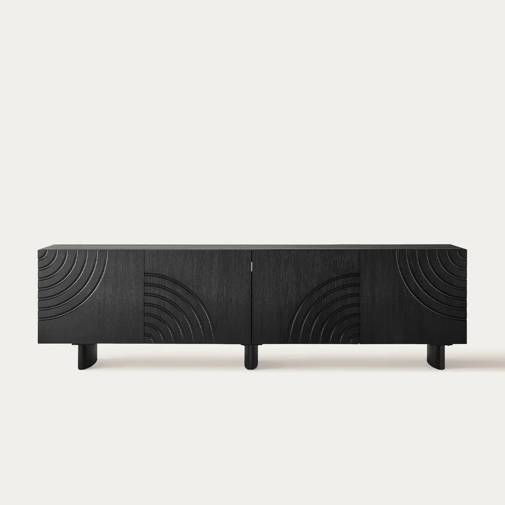 Pascal 84" Carving Media Console | Hernest