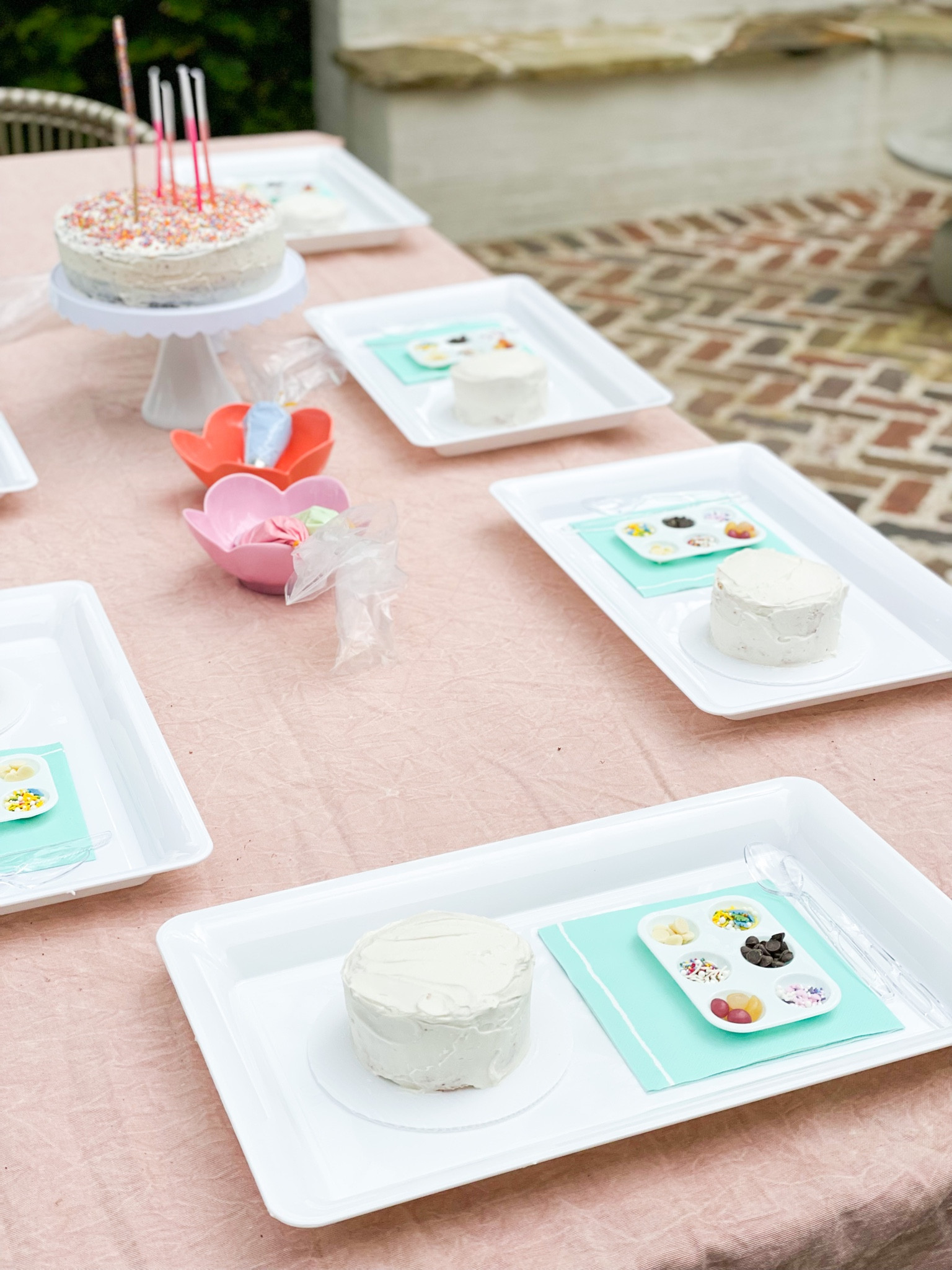 Baking theme birthday party 