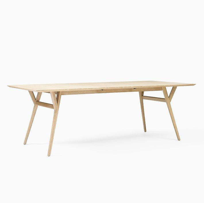 Mid-Century Expandable Dining Table (39"–92") | West Elm (US)