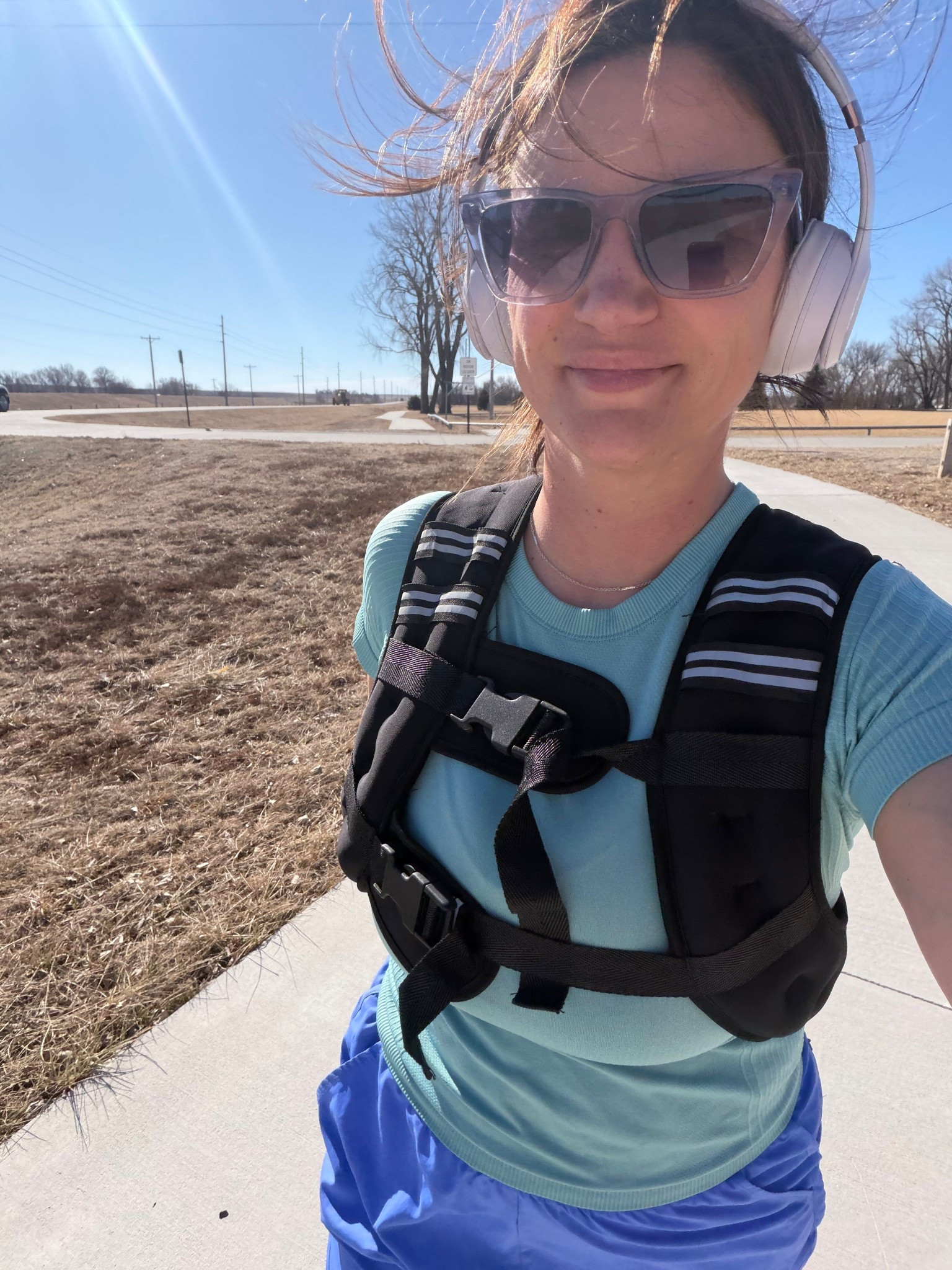 Love my weighted vest! I have the 10 pound one but wish I would have done the 12 pound one! 