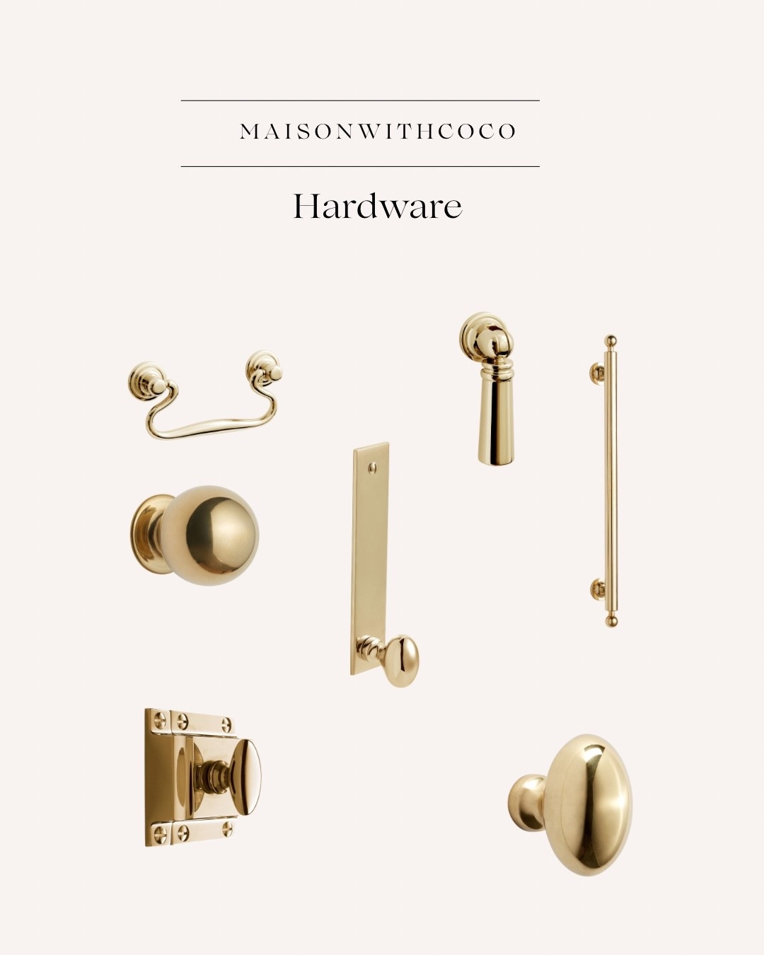 curated hardware from la maison coco new home bulls

#LTKhome #LTKsale