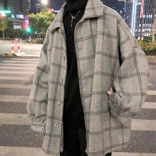 Plaid Shirt Jacket | YesStyle Global