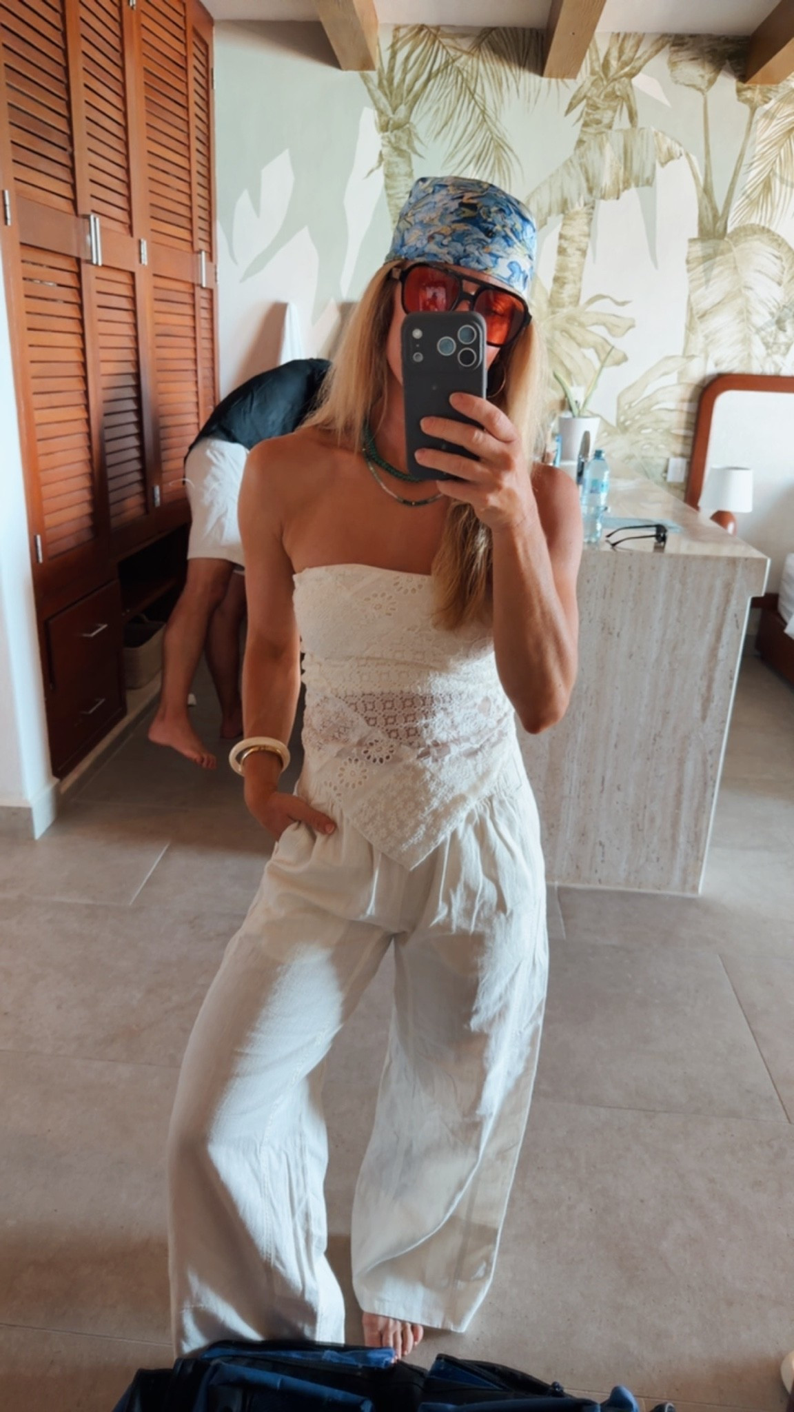 Outfit could double as swimsuit coverup

#LTKootd #LTKTravel #LTKSwim