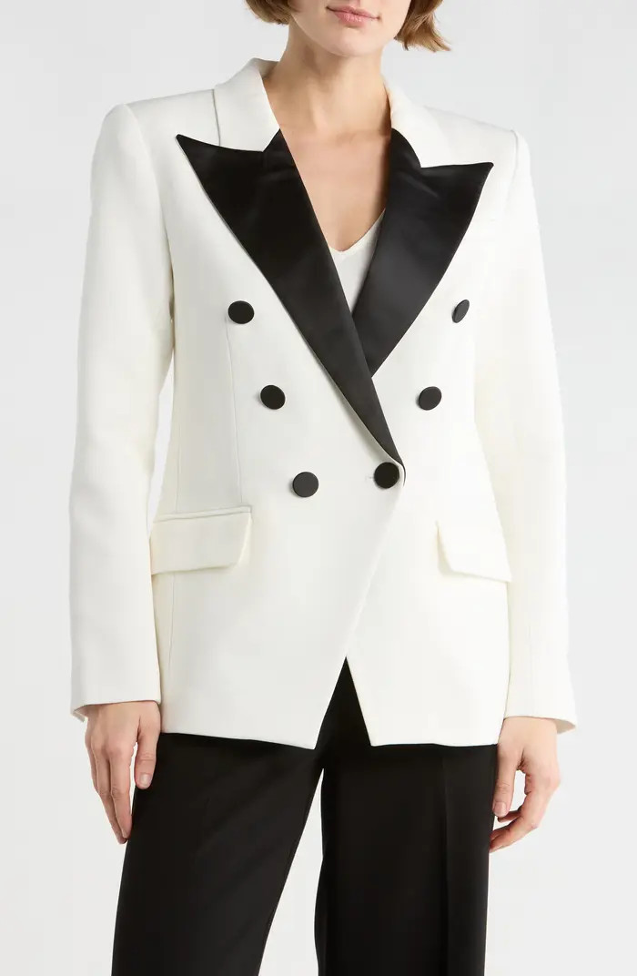 L'AGENCE Kendi Long Double Breasted Blazer | Nordstromrack | Nordstrom Rack