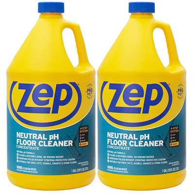 ZEP Neutral pH Floor Cleaner Concentrate - 1 Gallon - Case of 2 | Target