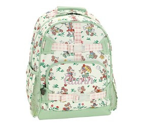 Mackenzie Disney Home x Sanderson Floral  Mickey & Minnie Mouse Backpack | Pottery Barn Kids