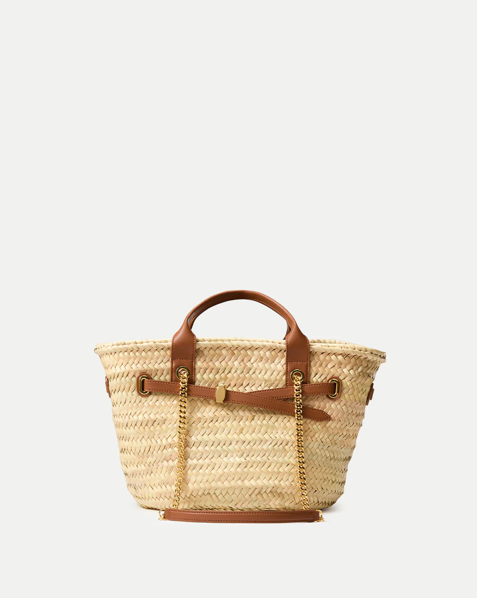 Veronica Beard Raffia Dash Basket Tote | Veronica Beard