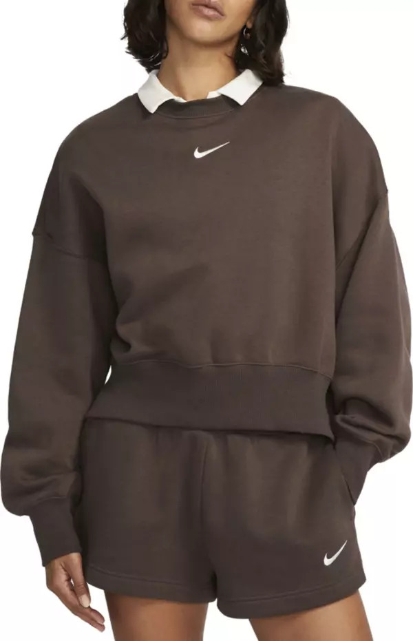 Nike Women's Sportswear Phoenix Fleece Over-Oversized Crewneck Sweatshirt | Dick's Sporting Goods
