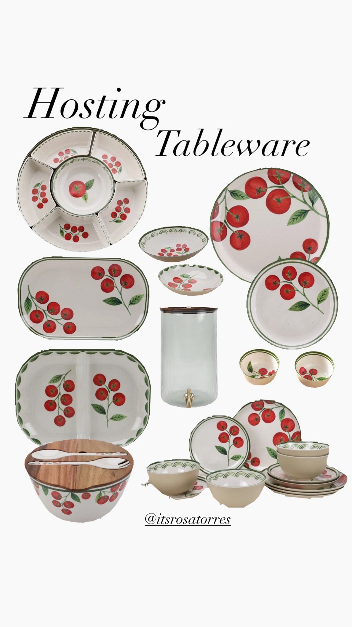 Tableware hosting  is such a fun a elevate way to display your yummy food. This one is a must grab plus in love with this tomato 🍅 art design.

#hosting #tableware #walmart #walmartfinds #betterhomeandgardens #outdoorhosting #dinnerware #summertableware #springtableware #foodanddrinks #tomatotablewaredesign 

#LTKHome #LTKSeasonal #LTKfoodie