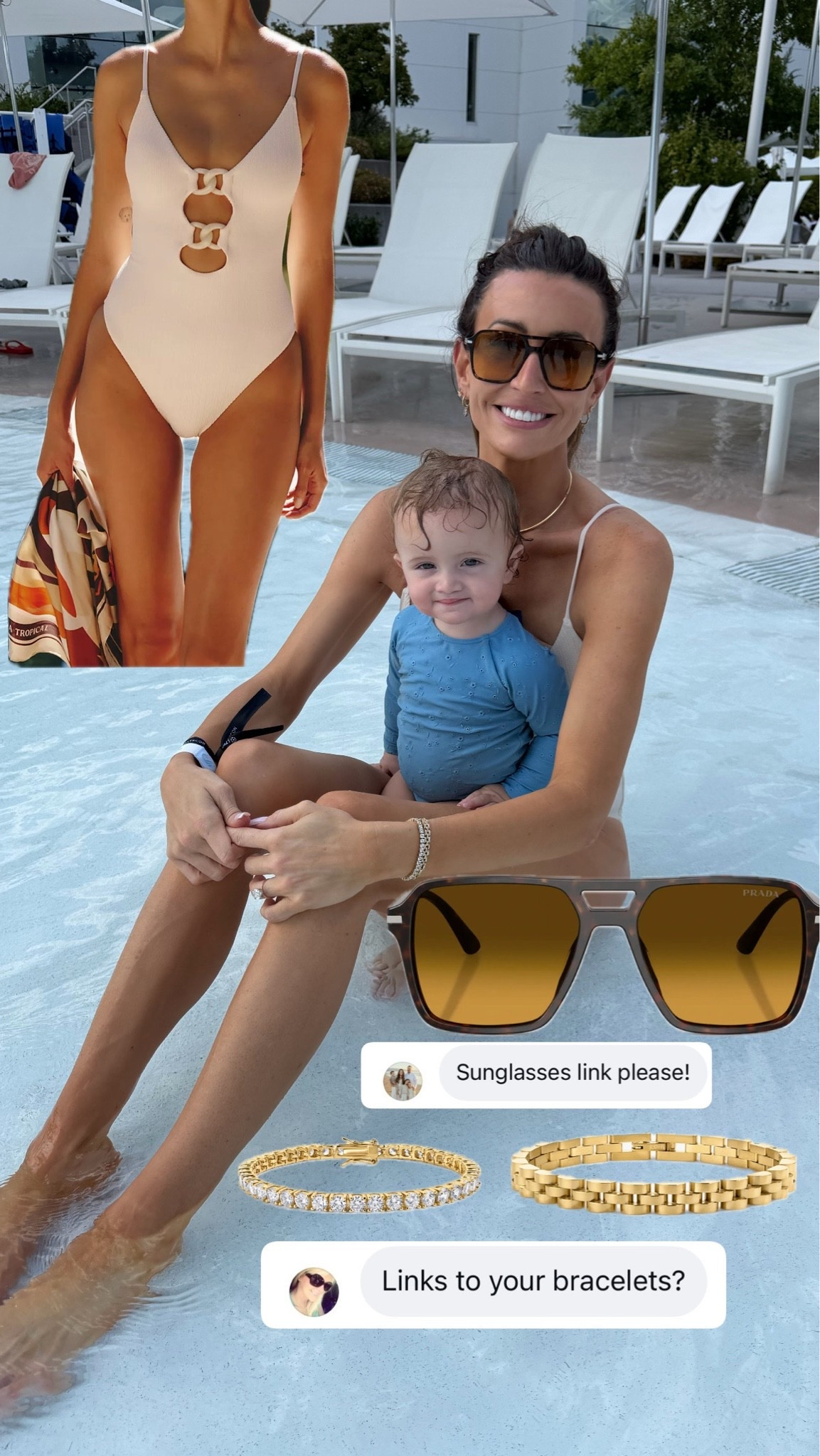 Sunglasses, jewelry, swim, mom life

#LTKmomlife #LTKootd #LTKSwim