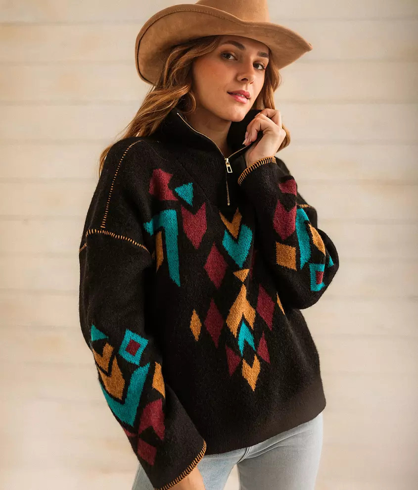 Quarter Zip Pullover Sweater | Buckle