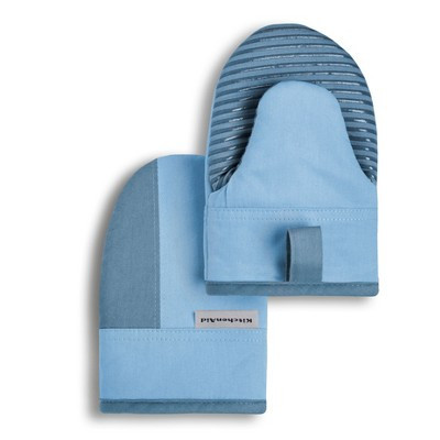 KITCHENAID Beacon Two-Tone Mini Oven Mitt 2-Pack Set, Blue Velvet/Blue Heaven, 5.5"x8" | Target
