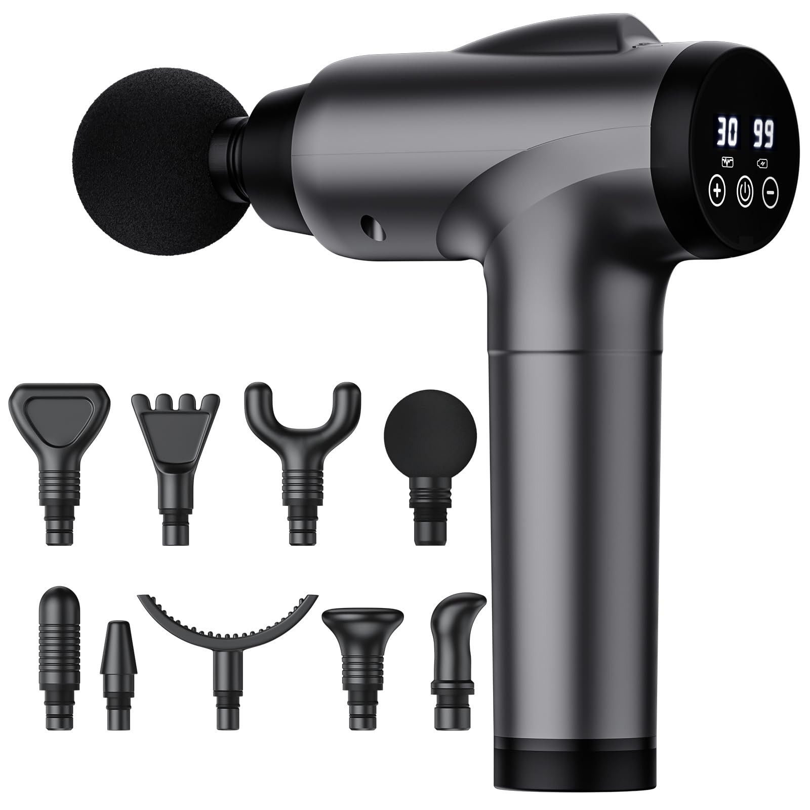 Massage Gun Deep Tissue, Handheld Electric Muscle Massager, High Intensity Percussion Massage Dev... | Amazon (US)