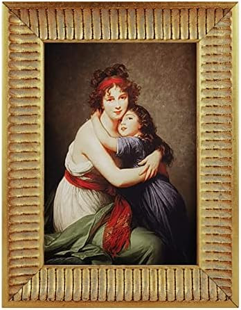 5x7 Inch Picture Frames Vintage Baroque Style Gold Photo Frame with HD Glass Front Antiqued Wall Mou | Amazon (US)